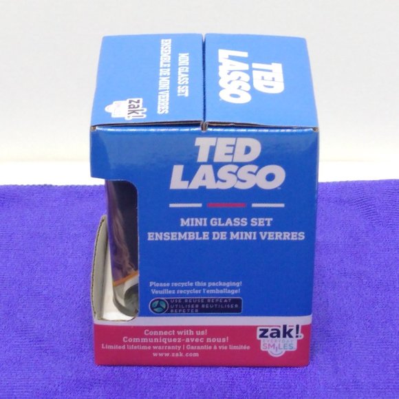 Ted Lasso - Zak Designs 2 Ounce 4-piece Valentine Mini Glass Set - Picture 5 of 7